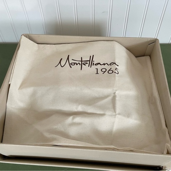 NWT Montelliana 1965 BUCANEVE Fleece Lined Lace Up Boots in Light Grey Suede - Picture 13 of 15